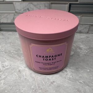 Bath & Body Works White Barn CHAMPAGNE TOAST 3 Wick 14.5 Oz Scented Candle